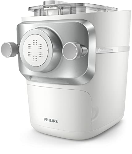 Philips Nudelmaschine Serie 7000 - ProExtrude-Technologie, Vollautomatisch, Perfekte Mischtechnologie, 6 Formscheiben, Weiß (HR2660/00) von Philips Domestic Appliances