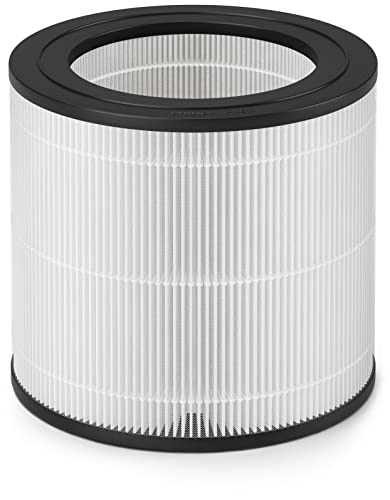 Philips Original-Ersatzfilter für Luftreiniger AC0650 und AC0651/10, NanoProtect HEPA, 12 Monate, Lebenszeitanzeige, Schwarz/Weiß (FY0611/30) von Philips Domestic Appliances