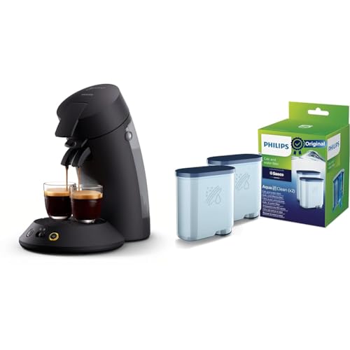 Philips Senseo Original Plus Kaffeepadmaschine & Wasserfilter für Espressomaschinen - für hochwertigen Kaffee und intensiven Geschmack, Verlängert die Lebensdauer der Maschine, Doppelpack (CA6903/22) von Philips Domestic Appliances