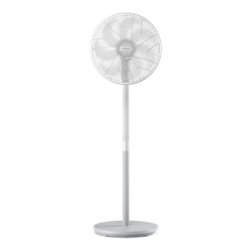 Philips Standventilator Serie 2000. Leistungsstark und besonders leise. 19 dB 2-in-1 Tisch- und Stehventilator. Neigung und Oszillation einstellbar. 12-Stunden-Timer. CX2550, Weiß. von Philips Domestic Appliances