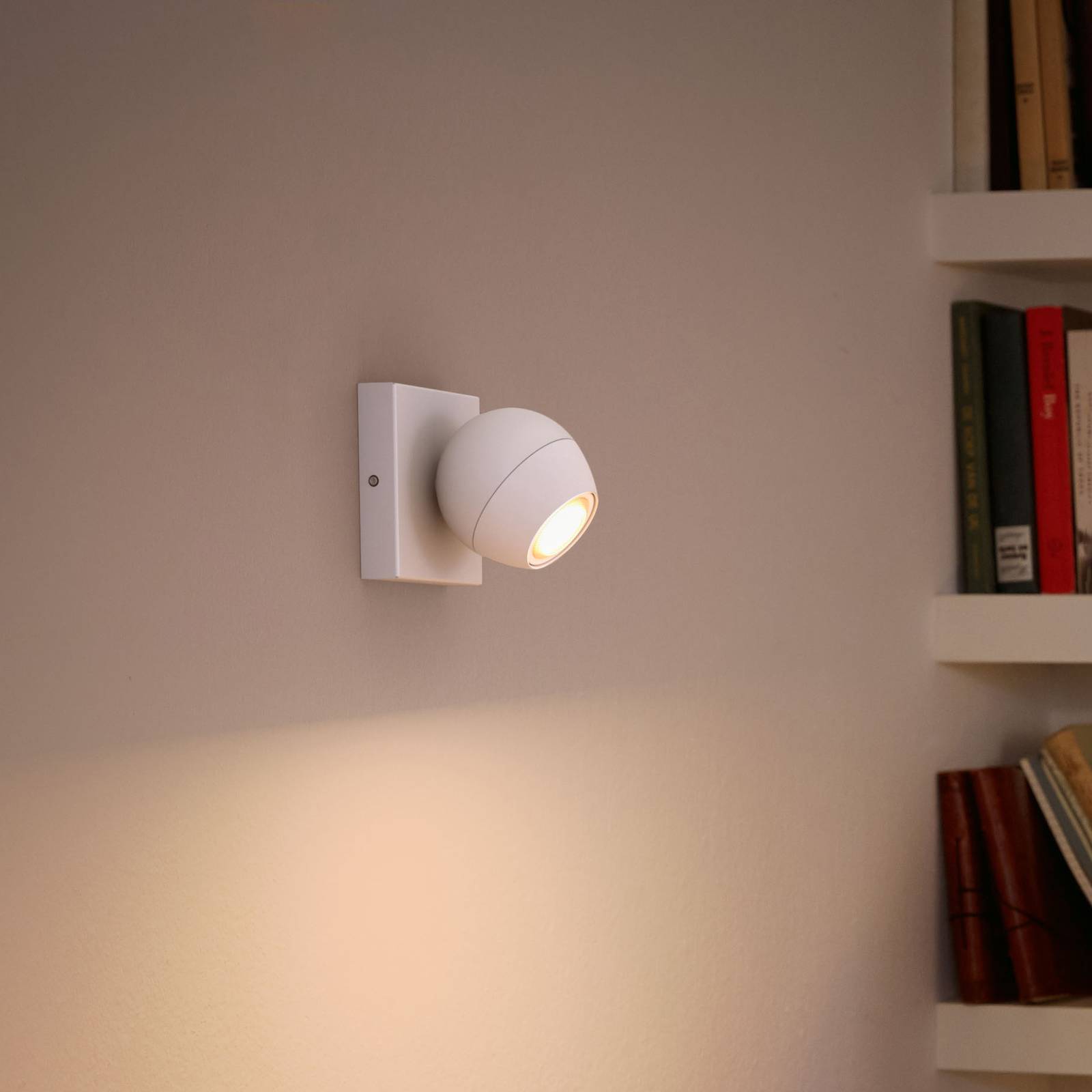 Philips Hue Buckram LED-Spot in Weiß Dimmschalter von Philips Hue