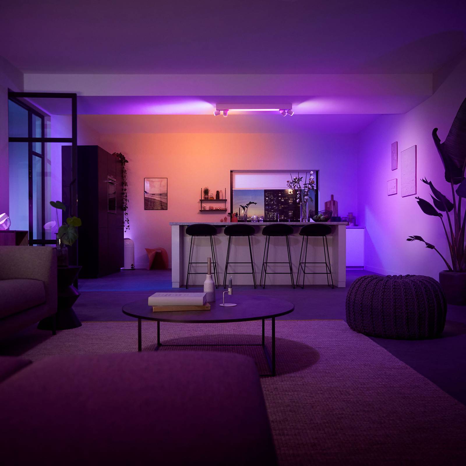 Philips Hue Centris Deckenspot vierflammig weiß von Philips Hue