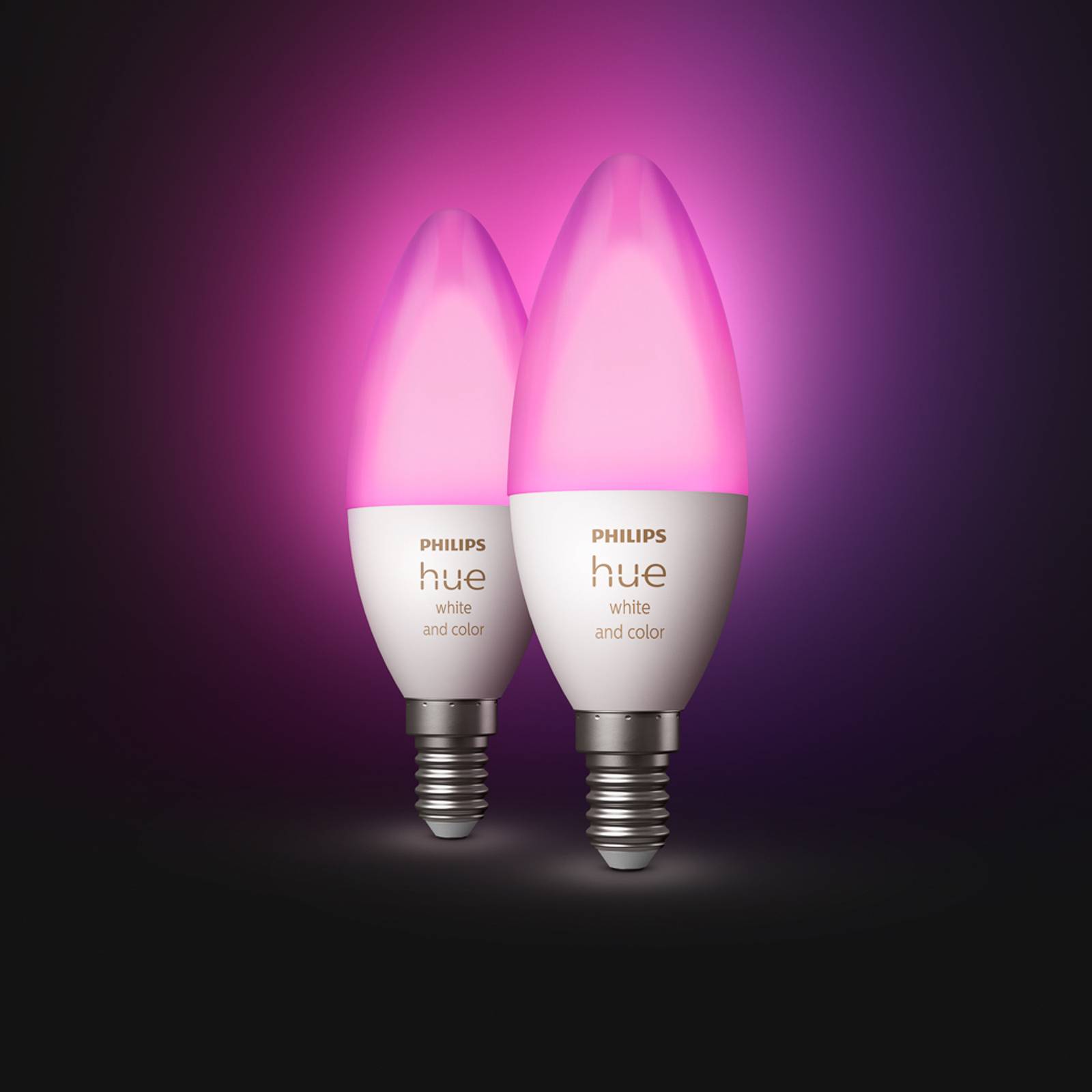 Philips Hue Kerze White&Color Amb. E14 5,3W 2er von Philips Hue