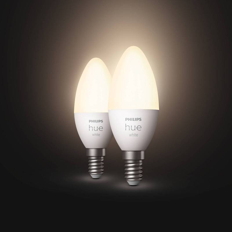 Philips Hue White 5,5W E14 LED-Kerzenlampe 2er-Set von Philips Hue