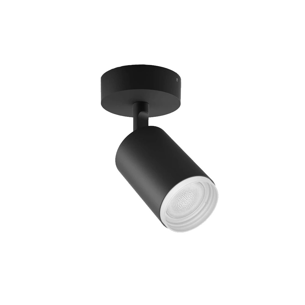 Philips Hue - Fugato Single Spot Black 1 pcs. Bluetooth White/Color Amb. von Philips Hue