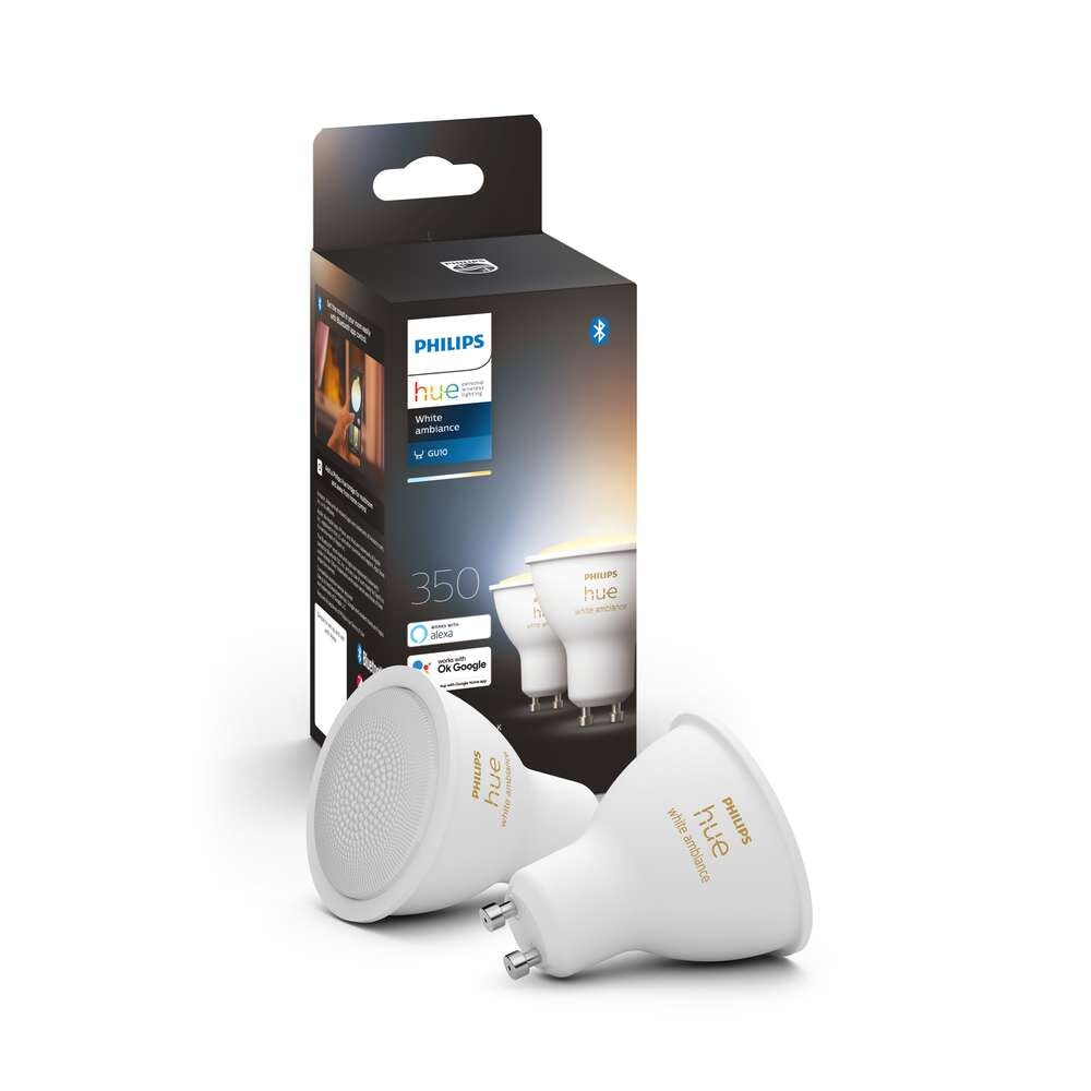 Philips Hue - White Amb. 6W Bluetooth GU10 Leuchtmittel 2 pcs. von Philips Hue