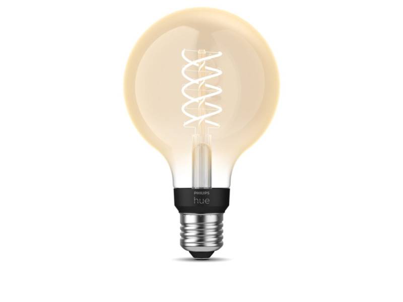 Philips HUE  LED-Leuchtmittel Vintage Globe G93 E27 7W warmweiß smart von Philips Hue