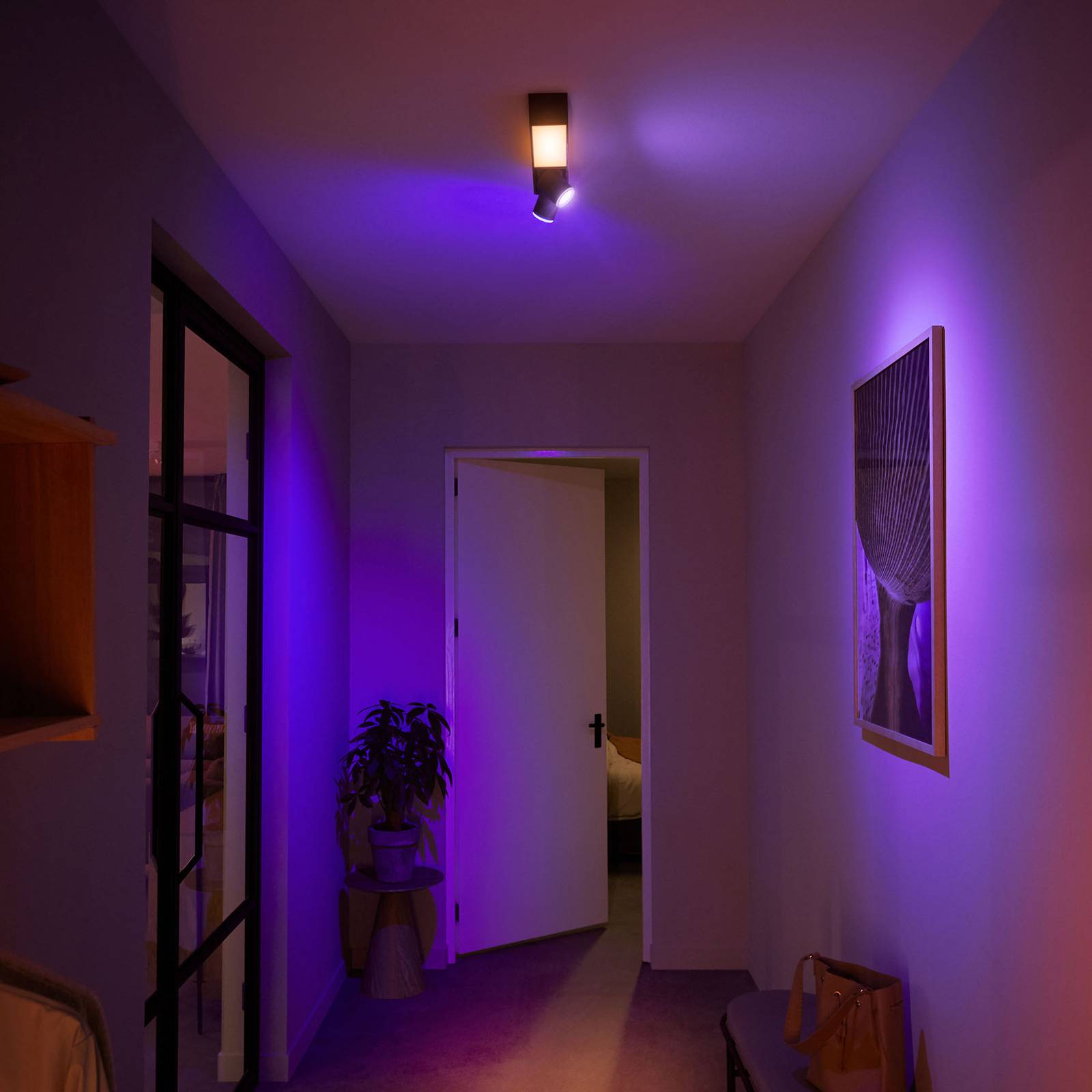 Philips Hue Centris LED-Spot zweiflammig, schwarz von Philips Hue