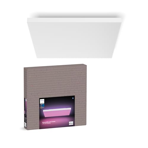 Philips Hue Datura smarte Panelleuchte (quadratisch 60 x 60 cm), weißes & farbiges Licht, Bluetooth kompatibel, Sprachsteuerung mit Alexa, Apple Home & Google Assistant von Philips Hue