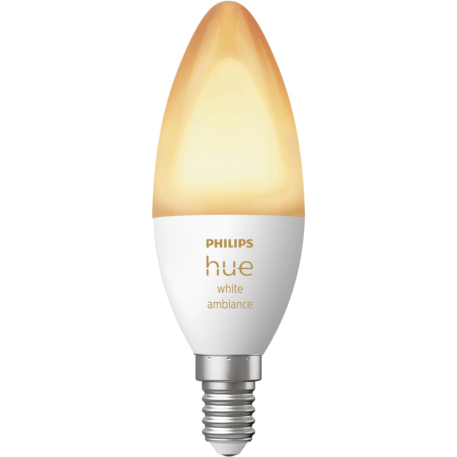 Philips Hue LED-Leuchtmittel E14 White Ambiance Kerze 470 lm 1er Pack von Philips Hue