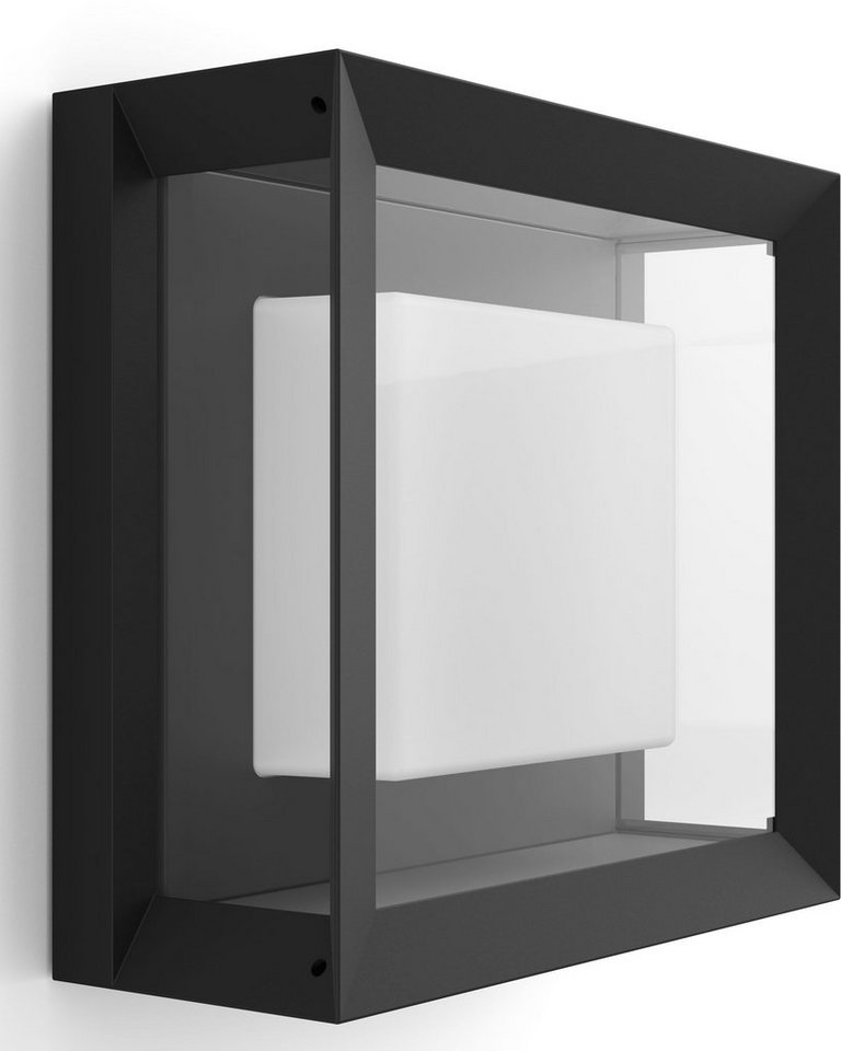Philips Hue LED Außen-Wandleuchte Econic, Dimmfunktion, Leuchtdauer einstellbar, Smart Home, mehrere Helligkeitsstufen, LED fest integriert, Extra-Warmweiß, Kaltweiß, Neutralweiß, Tageslichtweiß, Warmweiß von Philips Hue
