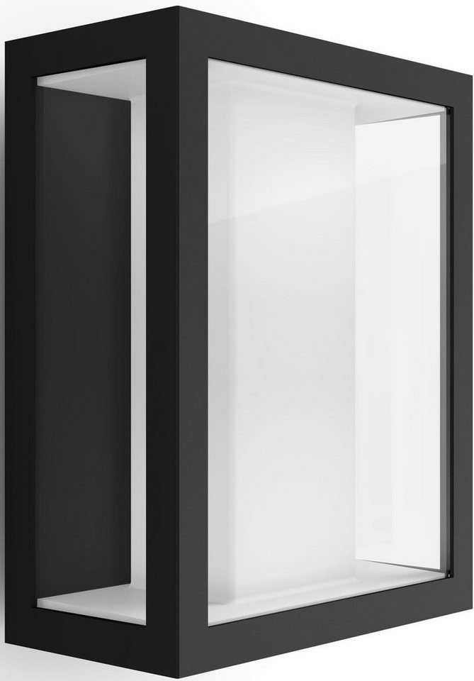 Philips Hue LED Außen-Wandleuchte Impress, Dimmfunktion, Leuchtdauer einstellbar, Smart Home, mehrere Helligkeitsstufen, LED fest integriert, Extra-Warmweiß, Kaltweiß, Neutralweiß, Tageslichtweiß, Warmweiß Philips Hue LED Außen-Wandleuchte Impress, Dimmfunktion, Leuchtdauer einstellbar, Smart Home, mehrere Helligkeitsstufen, LED fest integriert, Extra-Warmweiß, Kaltweiß, Neutralweiß, Tageslichtweiß, Warmweiß von Philips Hue
