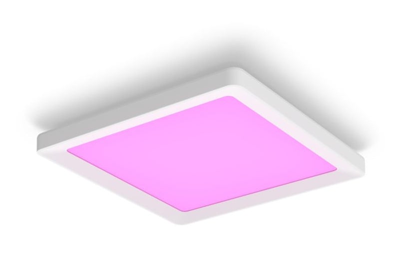 Philips Hue LED Deckenleuchte Tento eckig weiß 43 x 3 cm RGB von Philips Hue