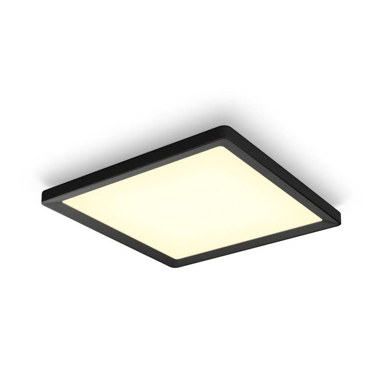 Philips Hue LED Deckenleuchte Tento eckig schwarz 39,5 x 39,5 cm warmweiß-kaltweiß von Philips Hue