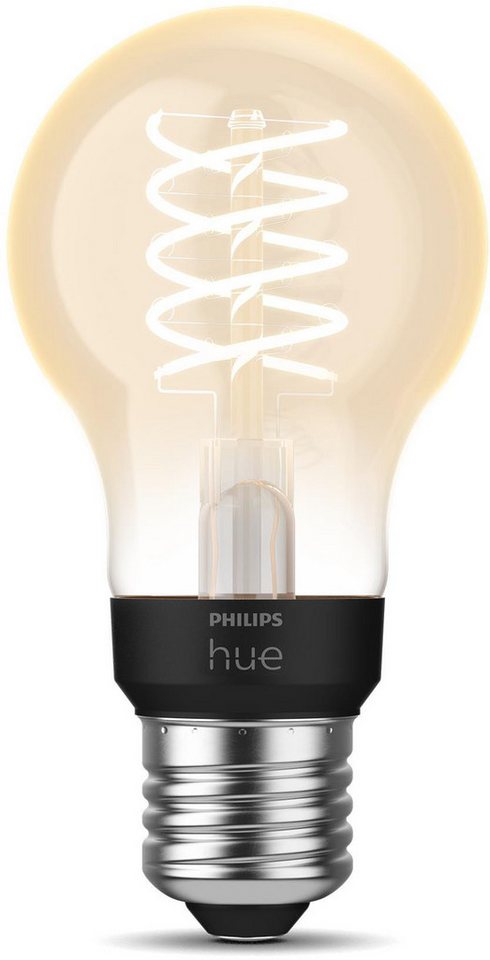 Philips Hue LED-Filament White Standard A60 550lm, E27, 1 St., Warmweiß von Philips Hue