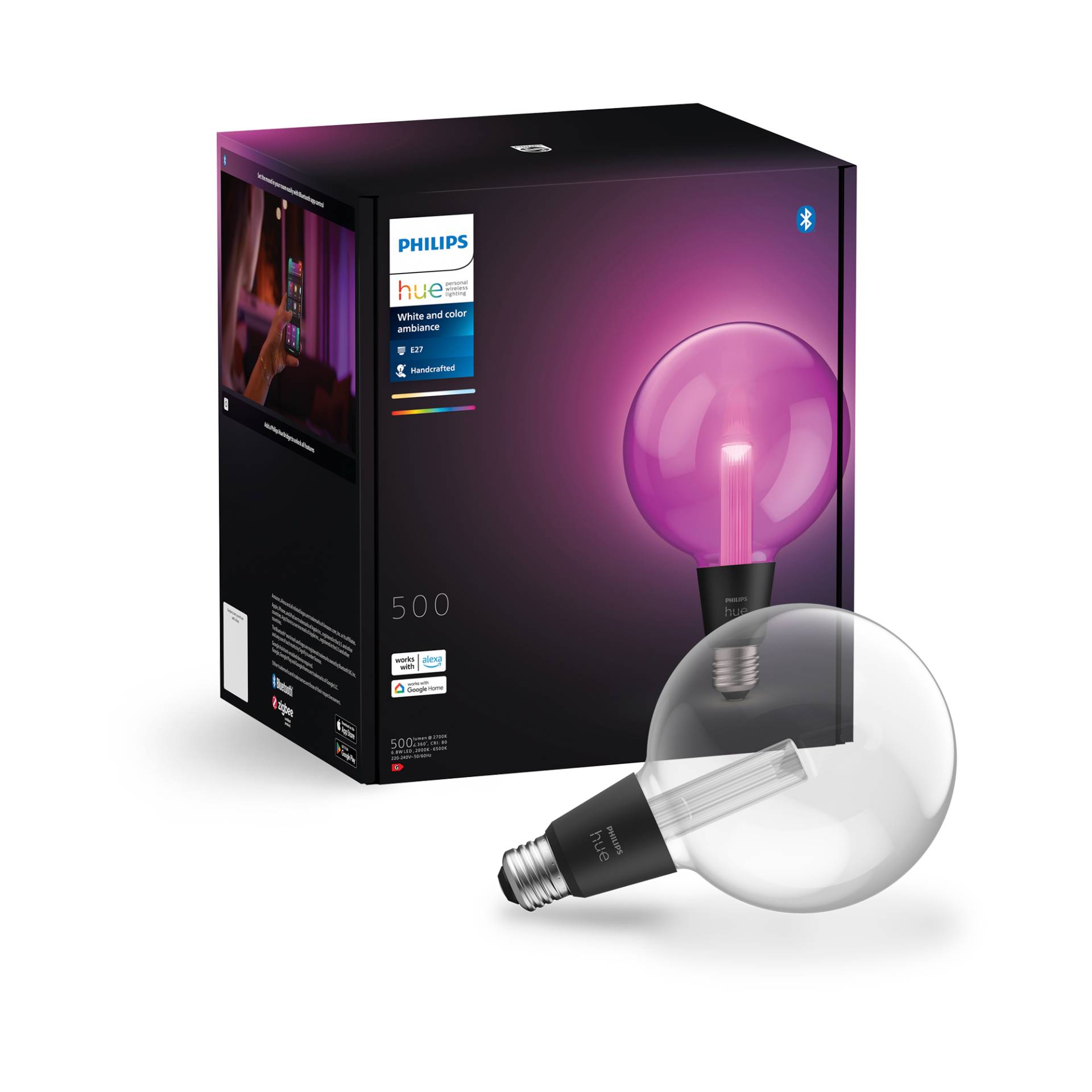 Philips Hue LED-Globe 'Hue LG' 500 lm E27 Philips Hue LED-Globe 'Hue LG' 500 lm E27 von Philips Hue