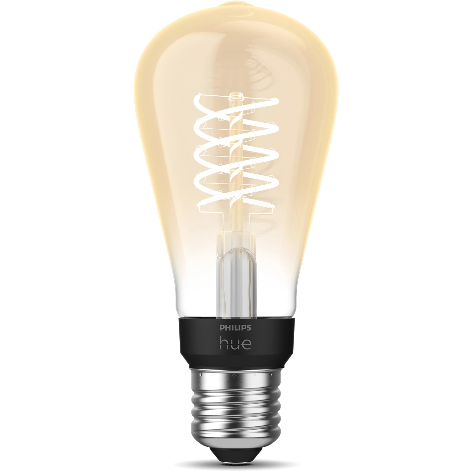 Philips Hue LED-Leuchtmittel E27 Einzelpack White ST64 Filament 580 lm von Philips Hue