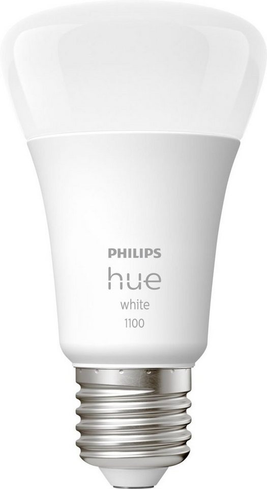 Philips Hue LED-Leuchtmittel Philips Hue LED Leuchtmittel White E27 9,5 W, Dimmbar Smart Home-fähig Philips Hue LED-Leuchtmittel Philips Hue LED Leuchtmittel White E27 9,5 W, Dimmbar Smart Home-fähig von Philips Hue