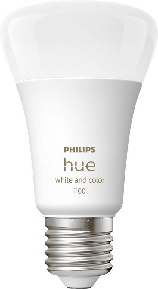 Philips Hue LED-Leuchtmittel Philips Hue LED Leuchtmittel White & Color, Dimmbar Smart Home-fähig Philips Hue LED-Leuchtmittel Philips Hue LED Leuchtmittel White & Color, Dimmbar Smart Home-fähig von Philips Hue