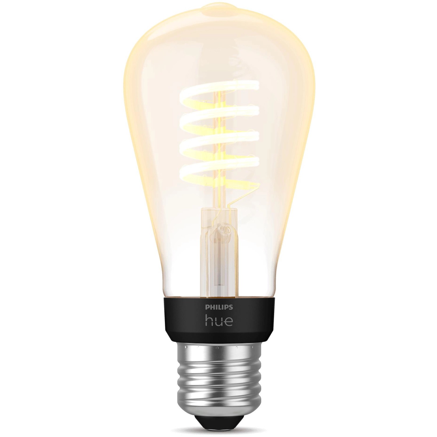 Philips Hue LED-Leuchtmittel White Ambiance E27 Einzelpack ST64 Filament 550 lm von Philips Hue