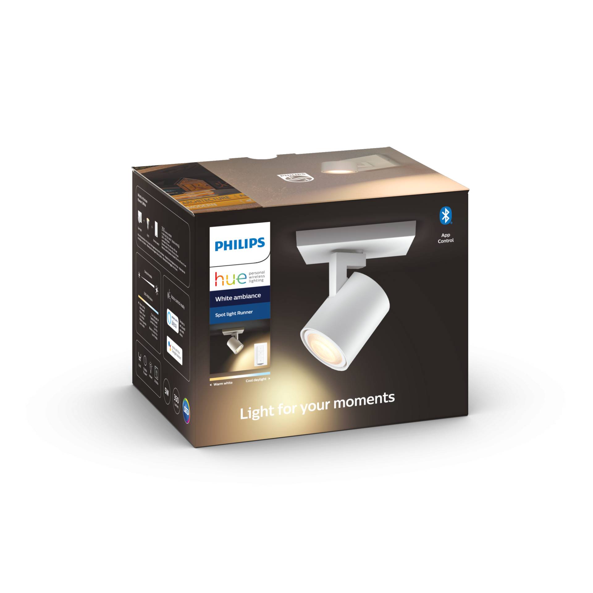 Philips Hue LED-Spot 'Hue White Ambiance Runner' 1-flammig 250 lm inkl. Dimmschalter von Philips Hue