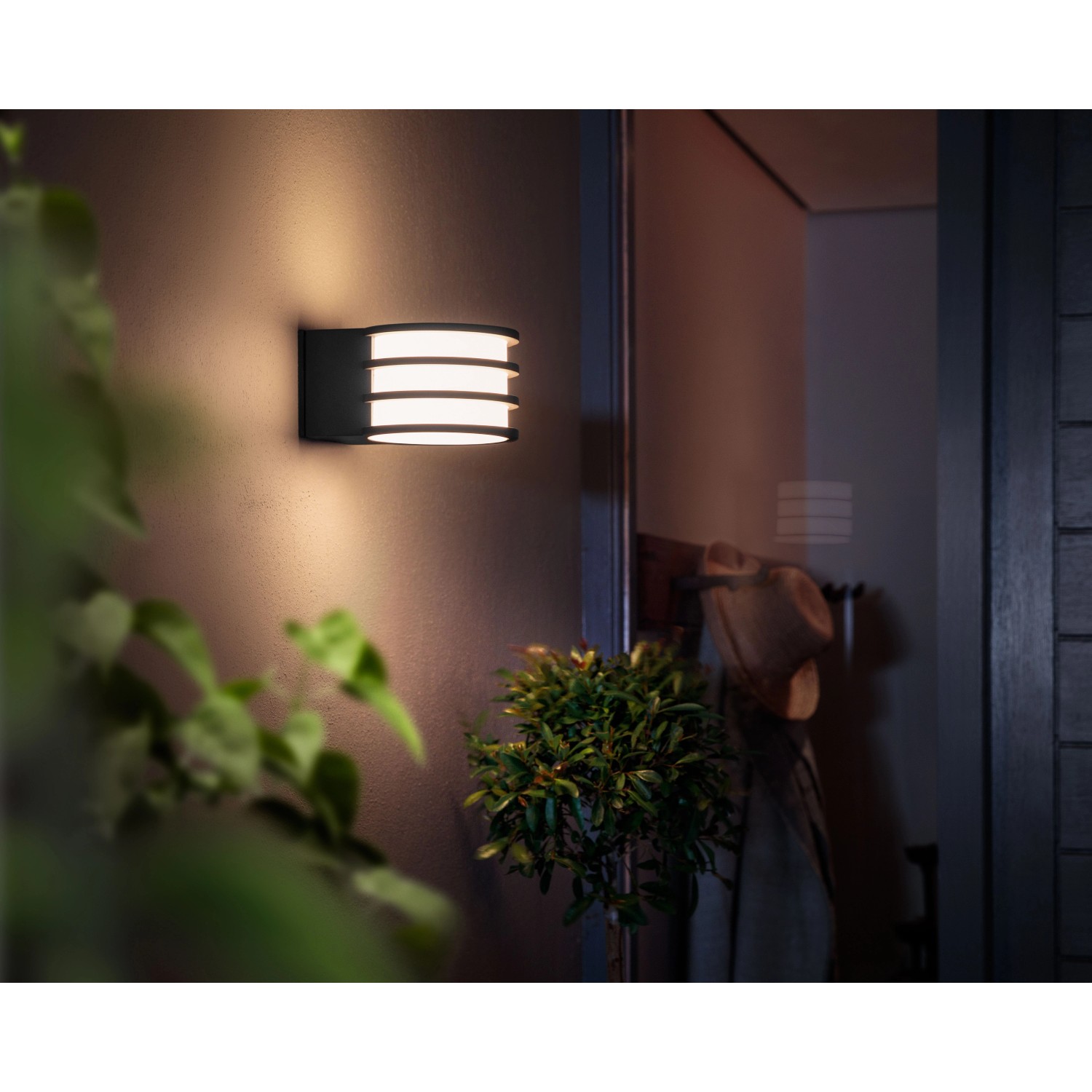 Philips Hue LED-Wandleuchte Lucca Anthrazit von Philips Hue