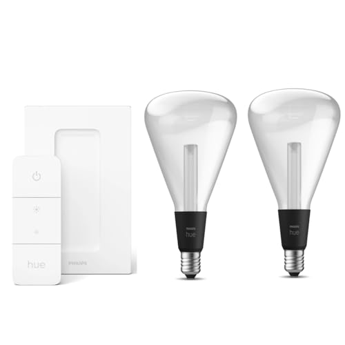 Philips Hue Lightguide Ellipse E27 LED-Lampe & Dimmschalter V2 – Intelligente Beleuchtung mit kabelloser Steuerung für das Farben, smarte Lichtsteuerung über Sprache und App Philips Hue Lightguide Ellipse E27 LED-Lampe & Dimmschalter V2 – Intelligente Beleuchtung mit kabelloser Steuerung für das Farben, smarte Lichtsteuerung über Sprache und App von Philips Hue