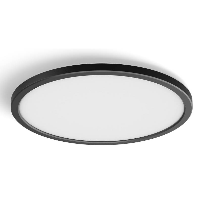 Philips Hue Panelleuchte 'Hue Tento W RD S' schwarz Ø 29,1 cm von Philips Hue