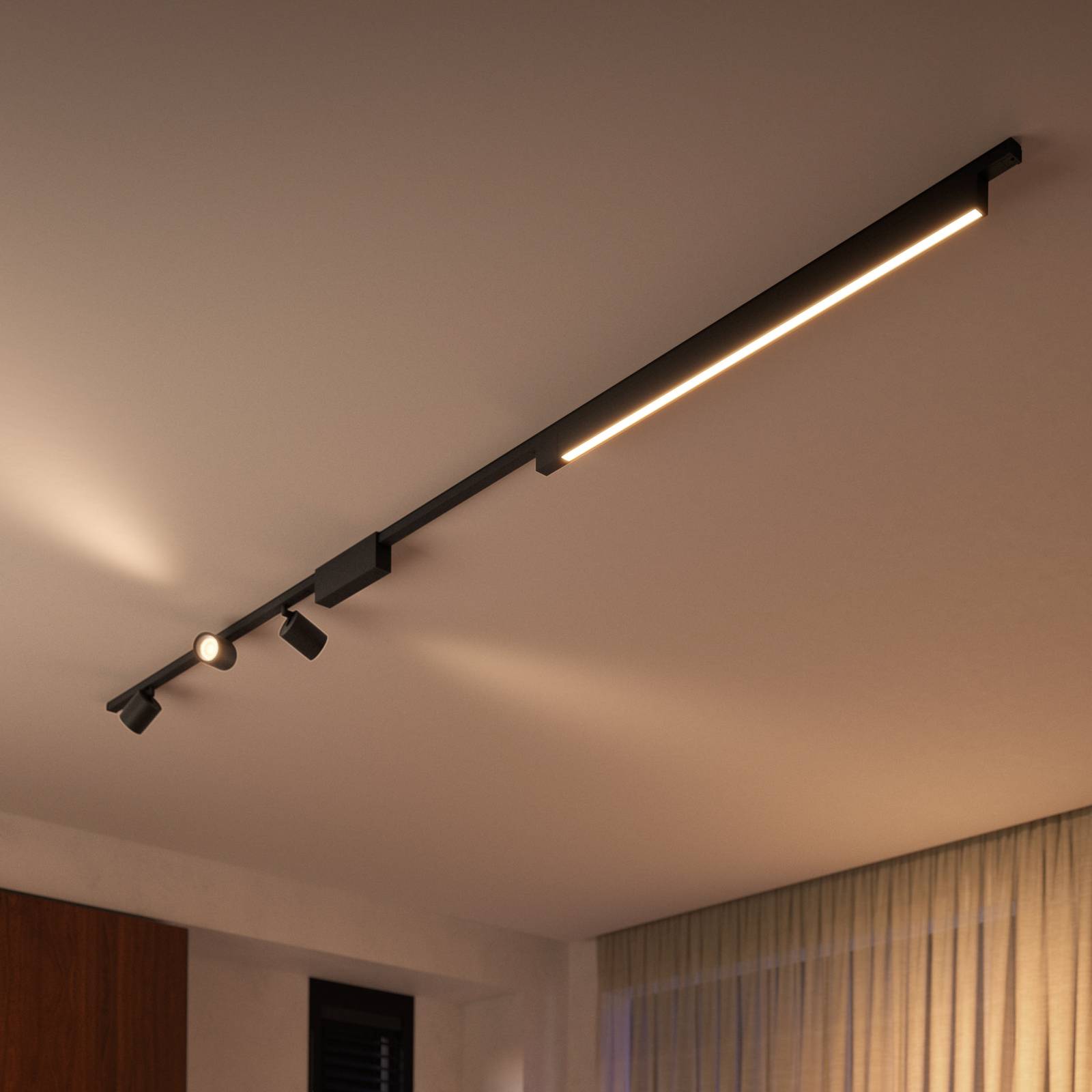 Philips Hue Perifo 3x Spots + Lightbar, schwarz von Philips Hue