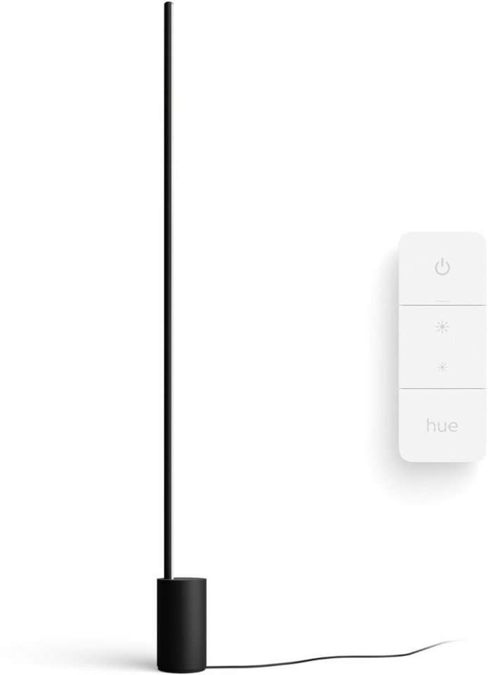 Philips Hue Smarte LED-Leuchte Bundle Gradient Signe Stehleuchte schwarz, Abschaltautomatik, Bluetooth, CCT - über Fernbedienung, Dimmer, Dimmfunktion, Farbsteuerung, Farbwechsel, Fernbedienung, Infrarot inkl., Leuchtdauer einstellbar, Memoryfunktion, Nachtlichtfunktion, RGB, Smart Home, Timerfunktion, dimmbar über Fernbedienung, erweiterbar, mehrere Helligkeitsstufen, LED wechselbar, RGB, inkl. Philips Hue Dimmschalter Philips Hue Smarte LED-Leuchte Bundle Gradient Signe Stehleuchte schwarz, Abschaltautomatik, Bluetooth, CCT - über Fernbedienung, Dimmer, Dimmfunktion, Farbsteuerung, Farbwechsel, Fernbedienung, Infrarot inkl., Leuchtdauer einstellbar, Memoryfunktion, Nachtlichtfunktion, RGB, Smart Home, Timerfunktion, dimmbar über Fernbedienung, erweiterbar, mehrere Helligkeitsstufen, LED wechselbar, RGB, inkl. Philips Hue Dimmschalter von Philips Hue