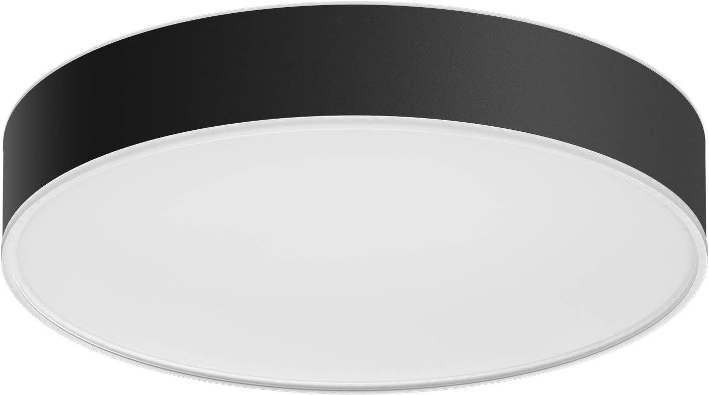 Philips Hue Smarte LED-Leuchte White Ambiance Enrave Deckenleuchte M schwarz, Abschaltautomatik, Bluetooth, CCT - über Fernbedienung, Dimmer, Dimmfunktion, Farbsteuerung, Fernbedienung, Infrarot inkl., Leuchtdauer einstellbar, Memoryfunktion, Nachtlichtfunktion, Smart Home, Timerfunktion, dimmbar über Fernbedienung, erweiterbar, mehrere Helligkeitsstufen, LED wechselbar, warmweiß - kaltweiß, inkl. Philips Hue Dimmschalter Philips Hue Smarte LED-Leuchte White Ambiance Enrave Deckenleuchte M schwarz, Abschaltautomatik, Bluetooth, CCT - über Fernbedienung, Dimmer, Dimmfunktion, Farbsteuerung, Fernbedienung, Infrarot inkl., Leuchtdauer einstellbar, Memoryfunktion, Nachtlichtfunktion, Smart Home, Timerfunktion, dimmbar über Fernbedienung, erweiterbar, mehrere Helligkeitsstufen, LED wechselbar, warmweiß - kaltweiß, inkl. Philips Hue Dimmschalter von Philips Hue