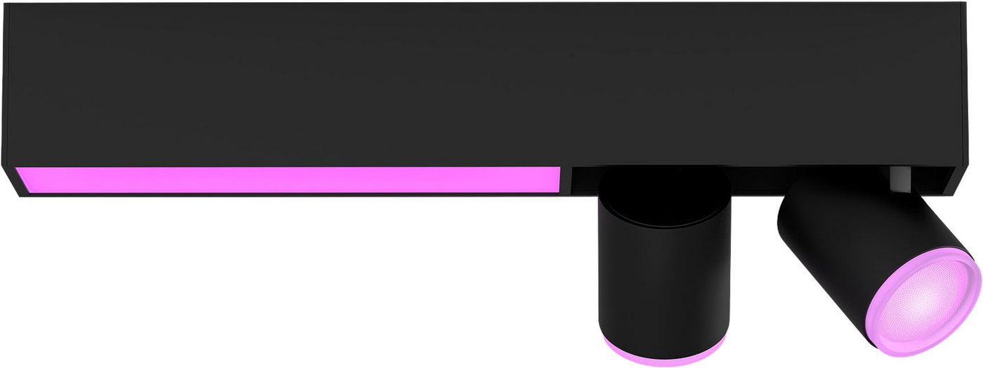 Philips Hue Smarte LED-Leuchte White & Color Ambiance Centris 2er Spot schwarz, Abschaltautomatik, Bluetooth, CCT - über Fernbedienung, Dimmfunktion, Farbsteuerung, Farbwechsel, Leuchtdauer einstellbar, Memoryfunktion, Nachtlichtfunktion, RGB, Smart Home, Timerfunktion, dimmbar über Fernbedienung, erweiterbar, mehrere Helligkeitsstufen, LED wechselbar, RGB Philips Hue Smarte LED-Leuchte White & Color Ambiance Centris 2er Spot schwarz, Abschaltautomatik, Bluetooth, CCT - über Fernbedienung, Dimmfunktion, Farbsteuerung, Farbwechsel, Leuchtdauer einstellbar, Memoryfunktion, Nachtlichtfunktion, RGB, Smart Home, Timerfunktion, dimmbar über Fernbedienung, erweiterbar, mehrere Helligkeitsstufen, LED wechselbar, RGB von Philips Hue