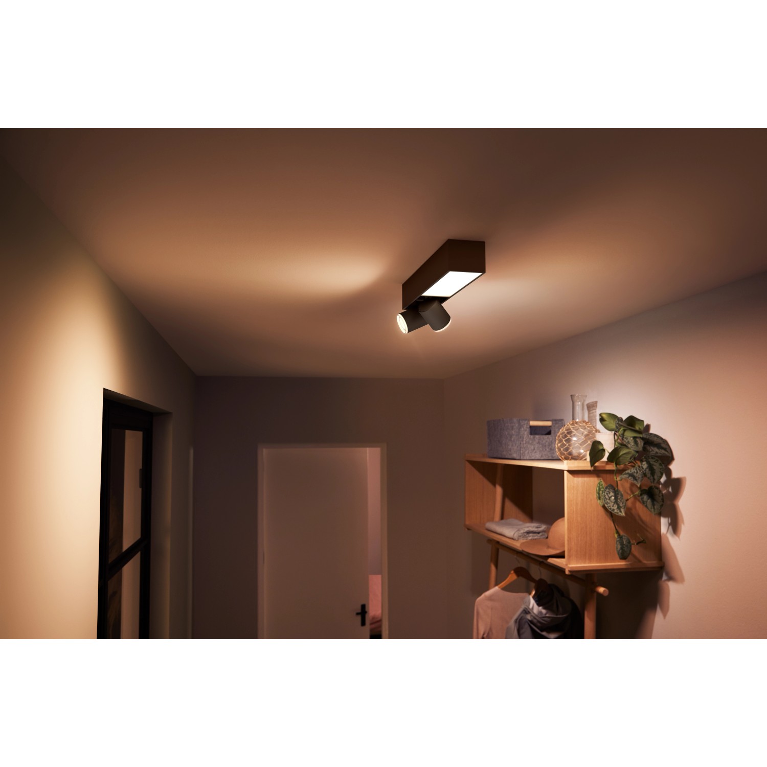 Philips Hue Spot 2-flg. White & Color Ambiance Centris Schwarz 1600 lm von Philips Hue