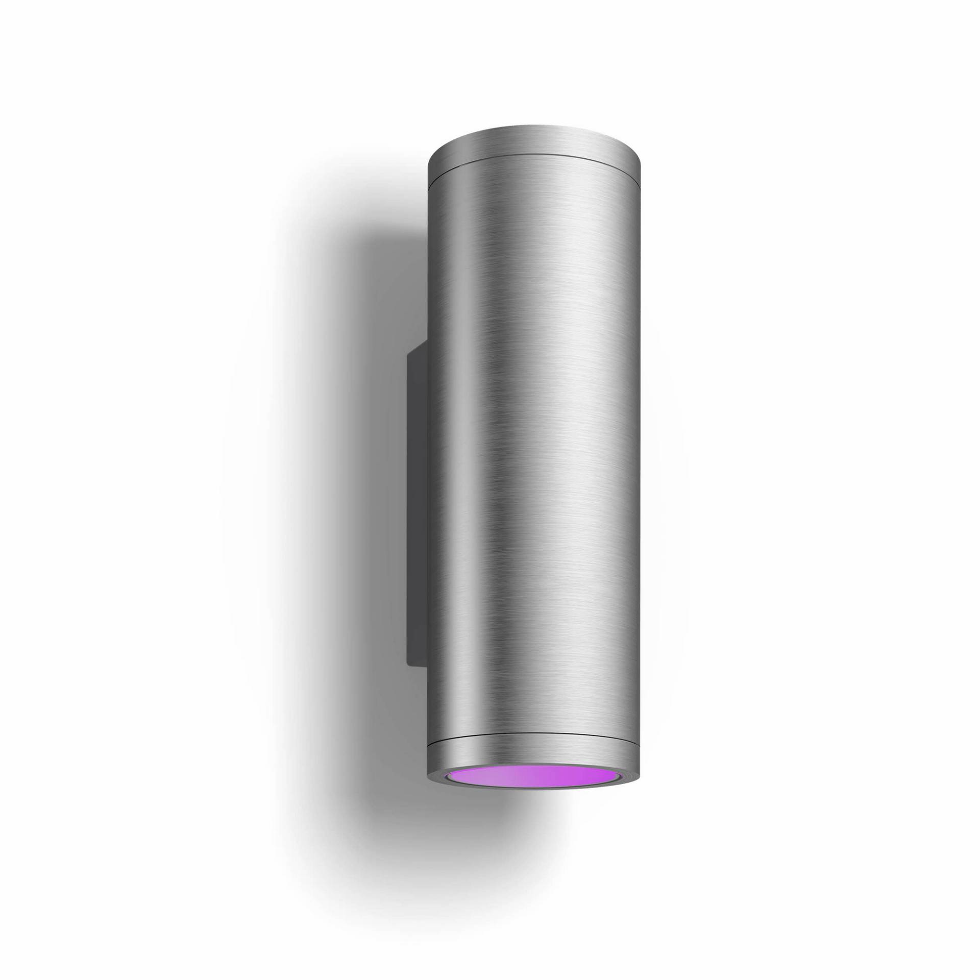 Philips Hue Wandleuchte 'Hue Appear' silberfarben 11,7 x 24 cm Philips Hue Wandleuchte 'Hue Appear' silberfarben 11,7 x 24 cm von Philips Hue
