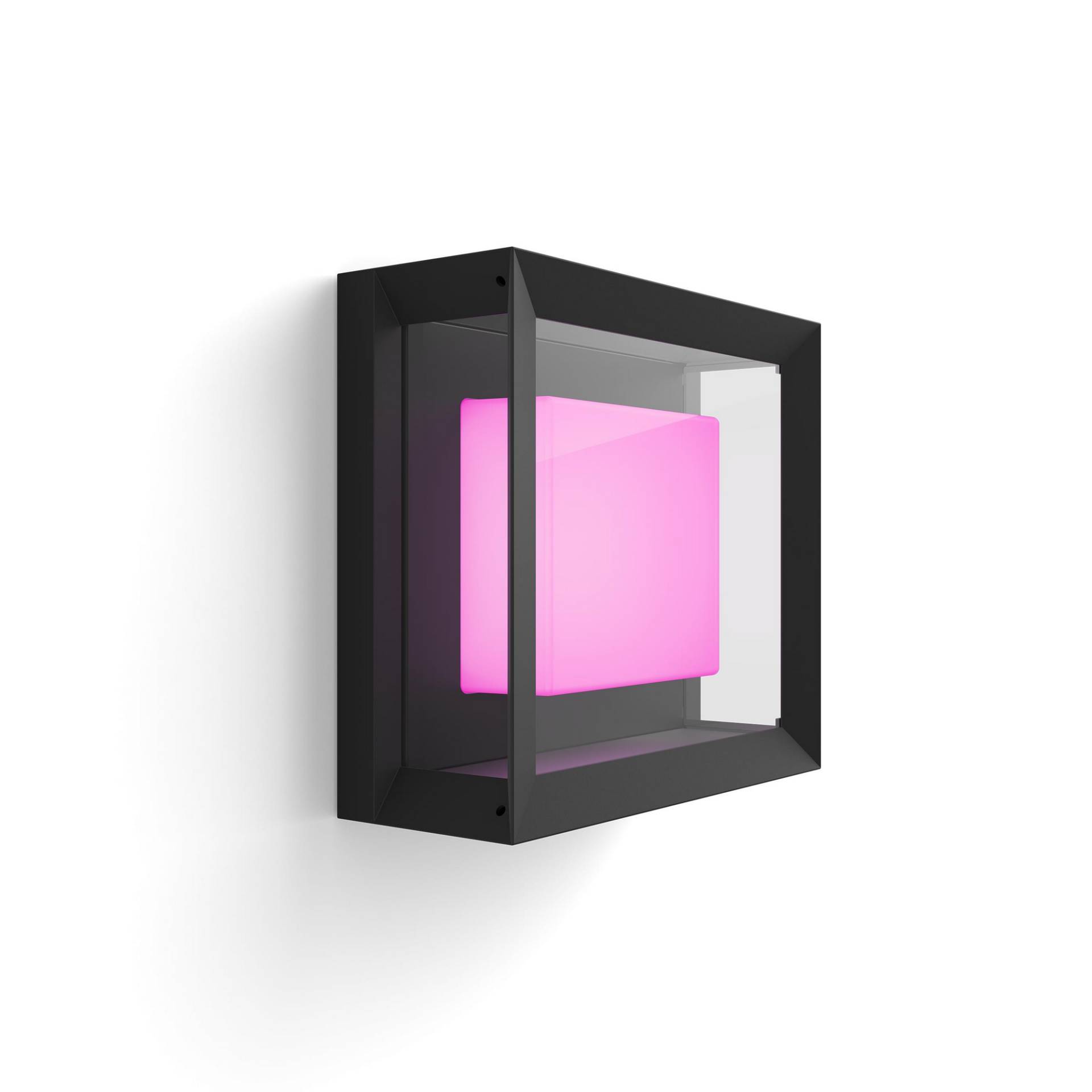 Philips Hue Wandleuchte 'Hue Econic' schwarz 26 x 26 cm Philips Hue Wandleuchte 'Hue Econic' schwarz 26 x 26 cm von Philips Hue