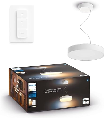Philips Hue White Amb. Enrave Pendelleuchte weiß 4500lm inkl. Dimmschalter, 915005998001 Philips Hue White Amb. Enrave Pendelleuchte weiß 4500lm inkl. Dimmschalter, 915005998001 von Philips Hue