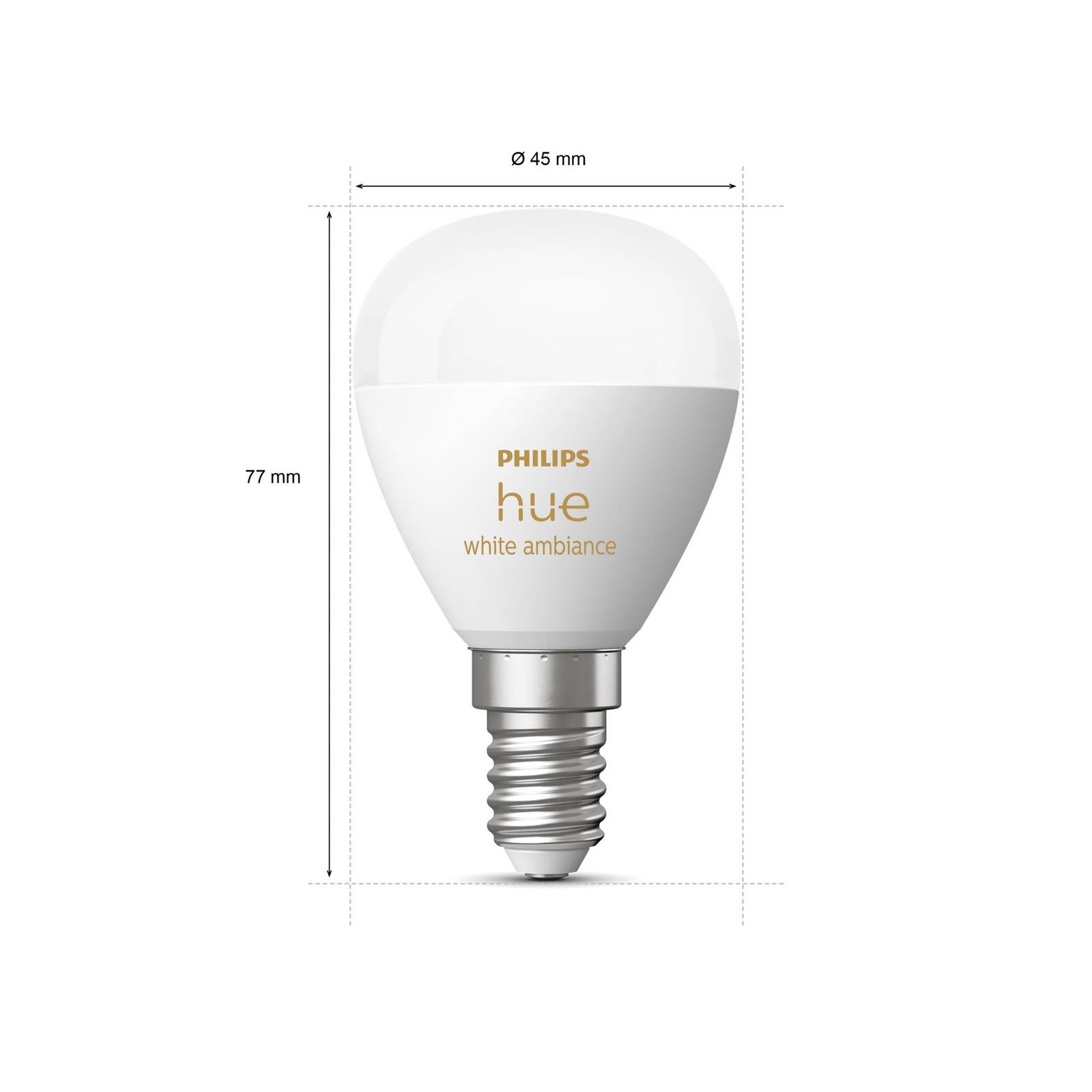 Philips Hue White Ambiance E14 5,1W 470lm 2er-Set von Philips Hue