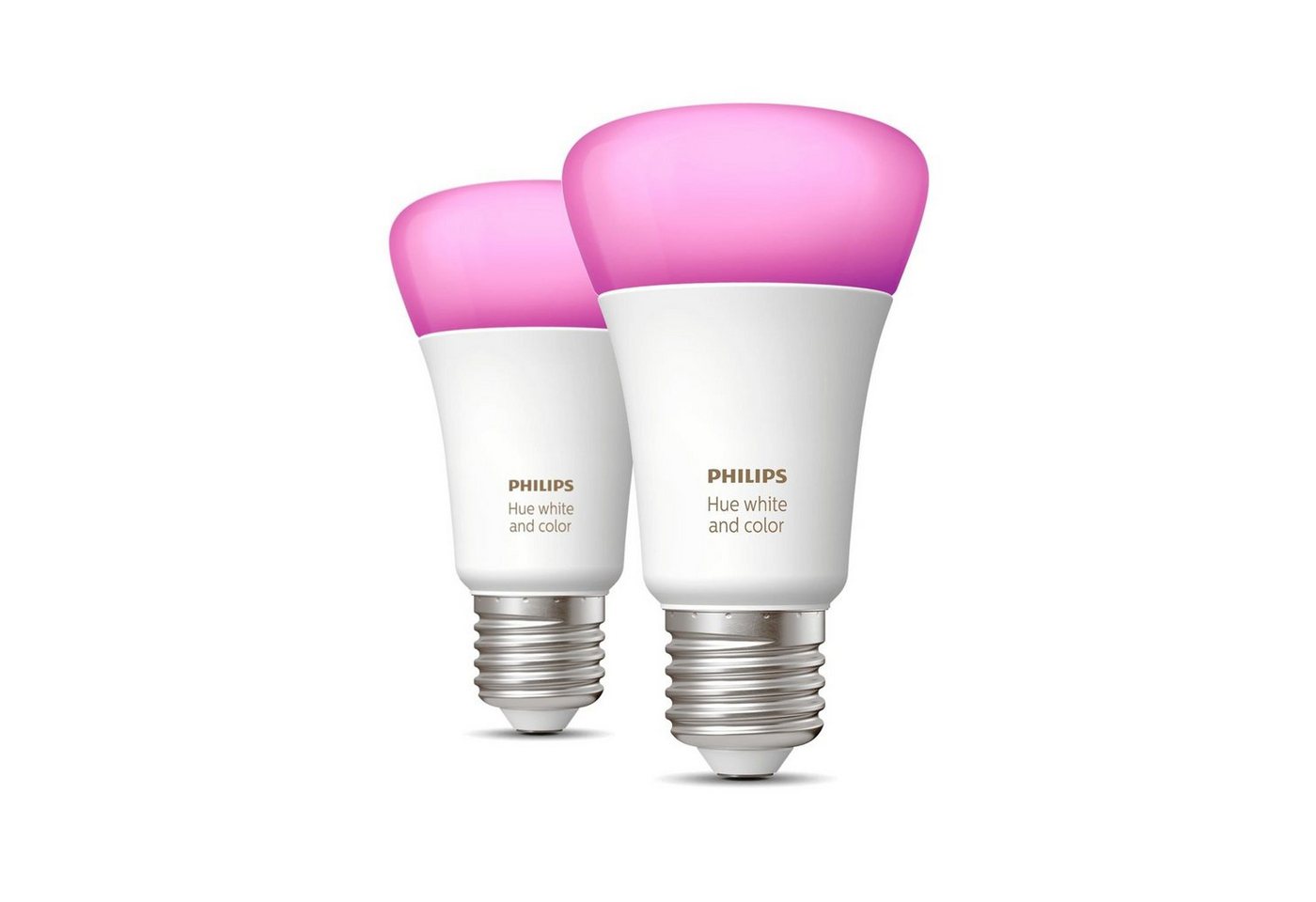 Philips Hue White and Color ambiance E27 Glühbirne LED Doppelpack Smarte Lampe von Philips Hue