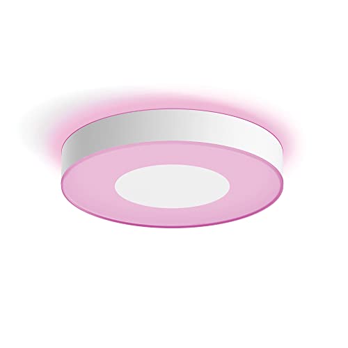 Philips Hue White & Color Ambiance Infuse Deckenleuchte L weiß 3450lm, dimmbar, 16 Mio. Farben, steuerbar via App, kompatibel mit Amazon Alexa (Echo, Echo Dot) von Philips Hue