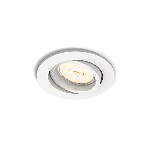 Philips Donegal Einbaustrahler, Fassung GU10, rund Bianco von Philips Lighting