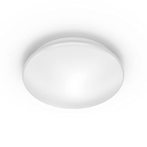 Philips LED Moire Deckenleuchte, 17W, 1700lm, warmweißes Licht (2700K), Nickel von Philips Lighting