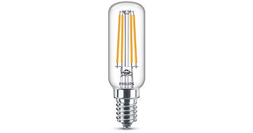 Philips LED classic Lampe, T25, Kühlschranklampe, ersetzt 40W, Warmweiß, 470 Lumen, Glas, Kolbenform klar von Philips Lighting