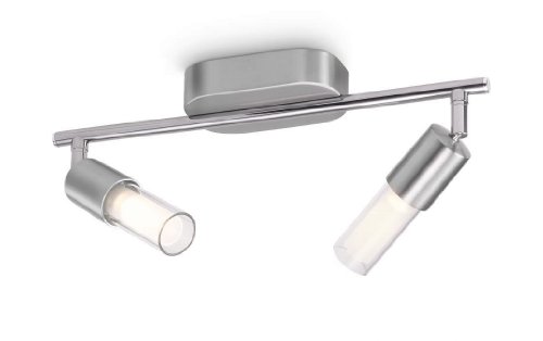 Philips Ledino LED-Deckenspot Pilaster 2-flammig 4 W, matt chrom 564521716 Philips Ledino LED-Deckenspot Pilaster 2-flammig 4 W, matt chrom 564521716 von Philips Lighting