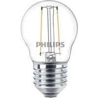 Philips Lighting 76329900 LED EEK F (A - G) E27 Tropfenform 2W = 25W Warmweiß (Ø x L) 4.5cm x 7.8c von Philips Lighting
