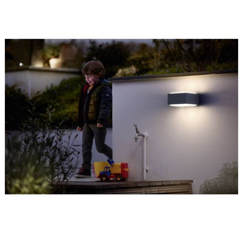 Philips Lighting Außen-Deckenleuchte Außenwandleuchte, Lichtaustritt oben und unten von Philips Lighting