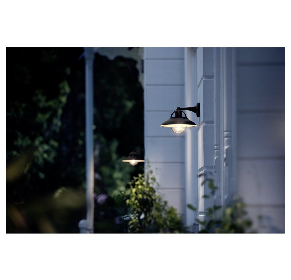 Philips Lighting Außen-Wandleuchte Philips Lighting Comorant 1738130PN Außenwandleuchte LED E27 42 W Sch von Philips Lighting