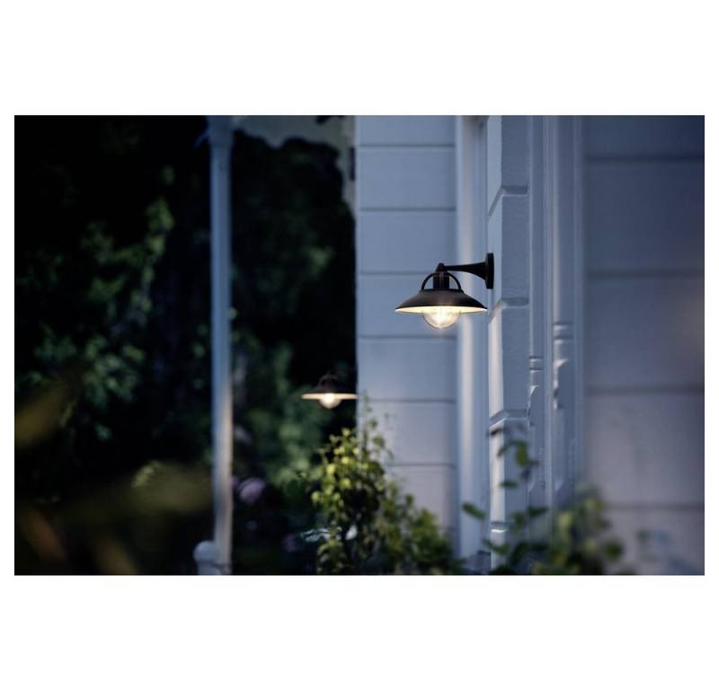 Philips Lighting Außen-Wandleuchte Philips Lighting Comorant 1738130PN Außenwandleuchte LED E27 42 W Sch von Philips Lighting