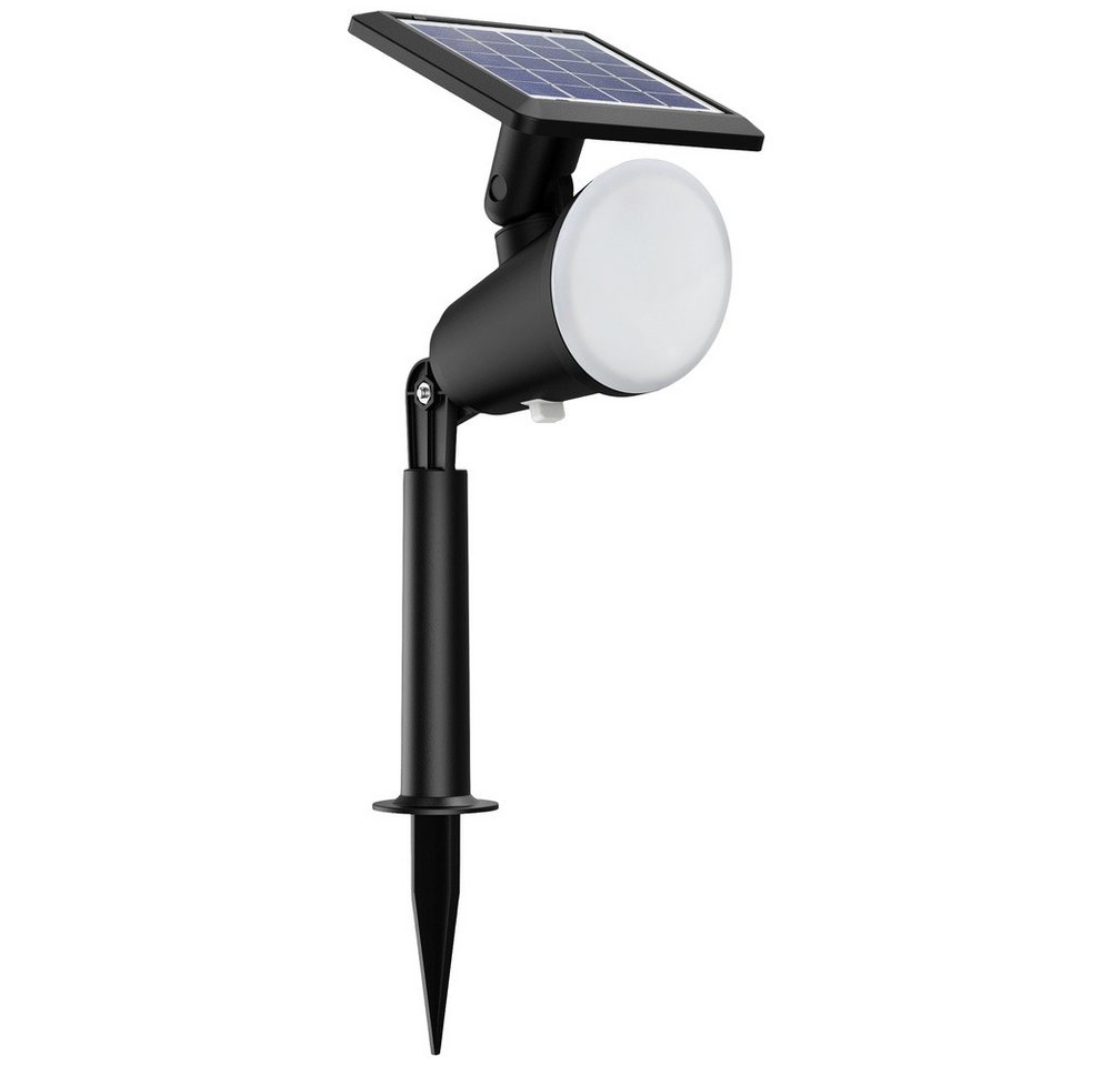 Philips Lighting Gartenleuchte Philips LED 8720169269132 Jivix Solar-Gartenstrahler LED Schwarz von Philips Lighting