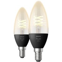 Philips Lighting Hue LED-Leuchtmittel (2er-Set) 871951430221100 EEK: G (A - G) Hue White E14 Kerze D von Philips Lighting