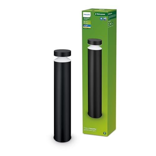 Philips Outdoor Laven Sockelleuchte 6W, 2700 Kelvin warmweißes Licht, IP44 wetterfest, schwarz, Warmweiß Philips Outdoor Laven Sockelleuchte 6W, 2700 Kelvin warmweißes Licht, IP44 wetterfest, schwarz, Warmweiß von Philips Lighting